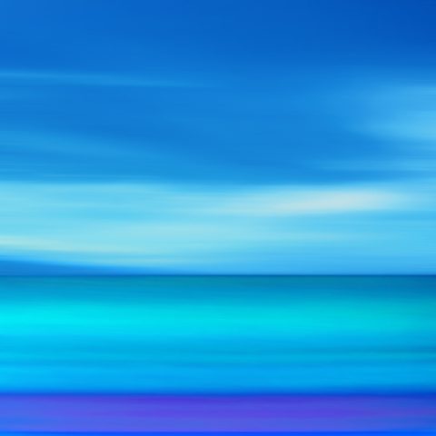Blueview 4 — Mixed media on aluminum by Brad Forsythe