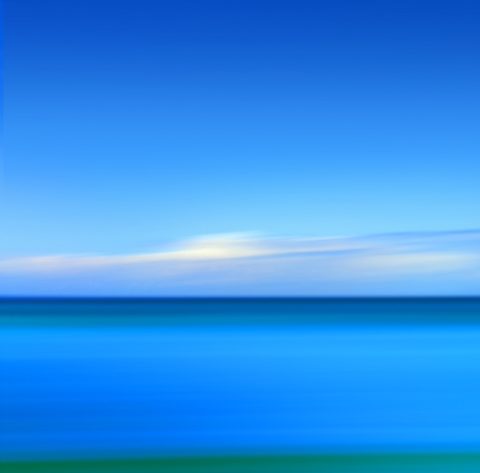 Blueview 3 — Mixed media on aluminum by Brad Forsythe