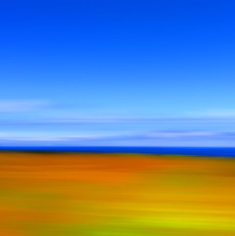 West 1 — Mixed media on aluminum by Brad Forsythe