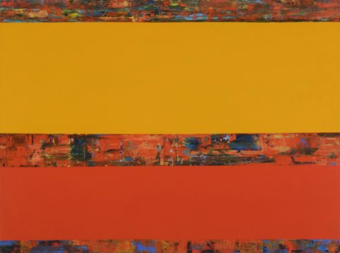 Kind of Maybe — Mixed media on canvas by Brad Forsythe