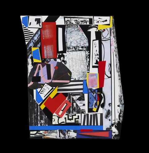 S Series B1 — Mixed media on wood panel by Brad Forsythe