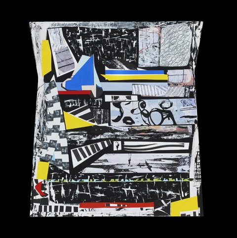 S Series B3 — Mixed media on wood panel by Brad Forsythe