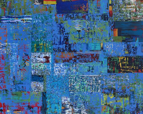 Slice of Life — Mixed media on canvas by Brad Forsythe