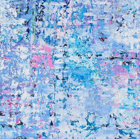 Whispers of Serenity — Mixed media on wood panel by Brad Forsythe