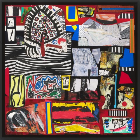 S Series B5 — Mixed media on wood panel by Brad Forsythe