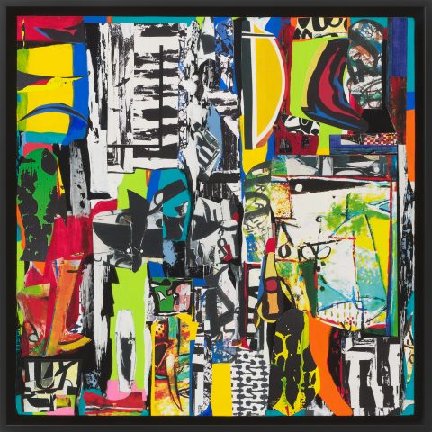 X Series 1 — Mixed media on canvas by Brad Forsythe