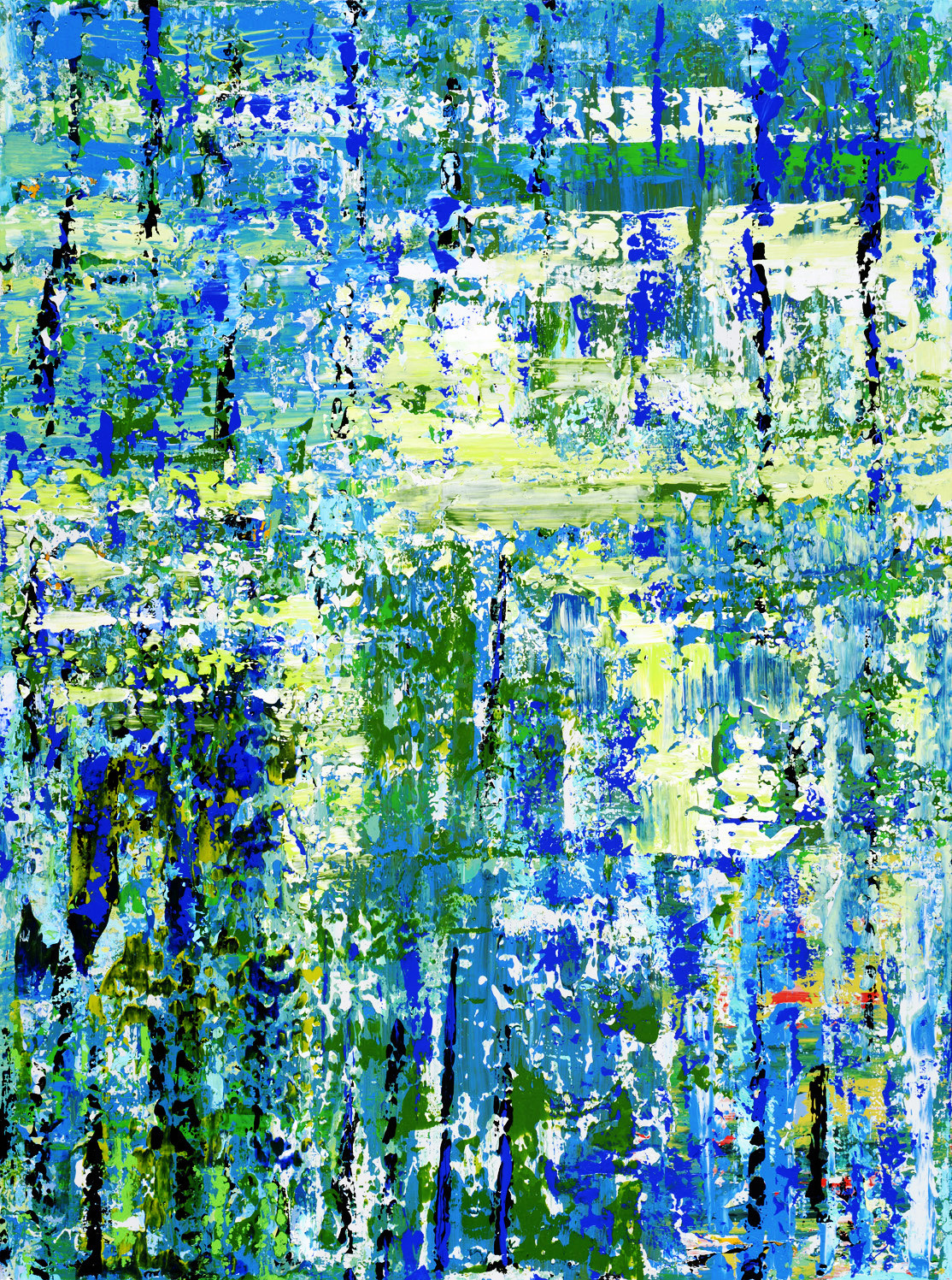 Slice of Time — Mixed media on canvas by Brad Forsythe