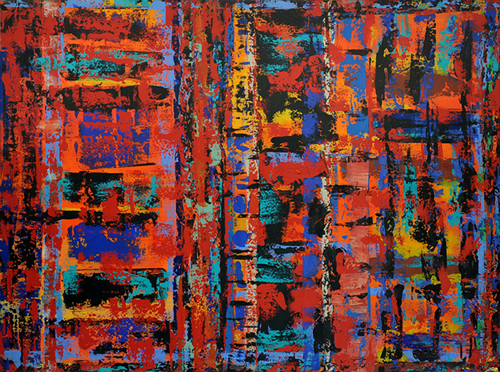 Electrifying Alliance — Mixed media on canvas by Brad Forsythe