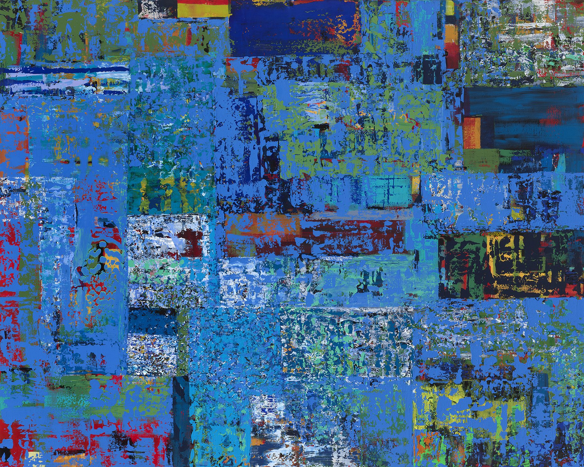 Slice of Life — Mixed media on canvas by Brad Forsythe
