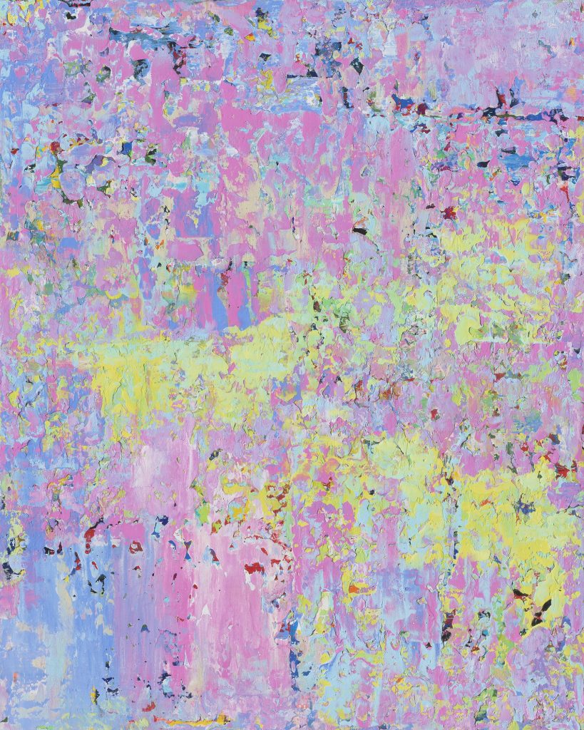 Fractured Stillness — Mixed media on canvas by Brad Forsythe