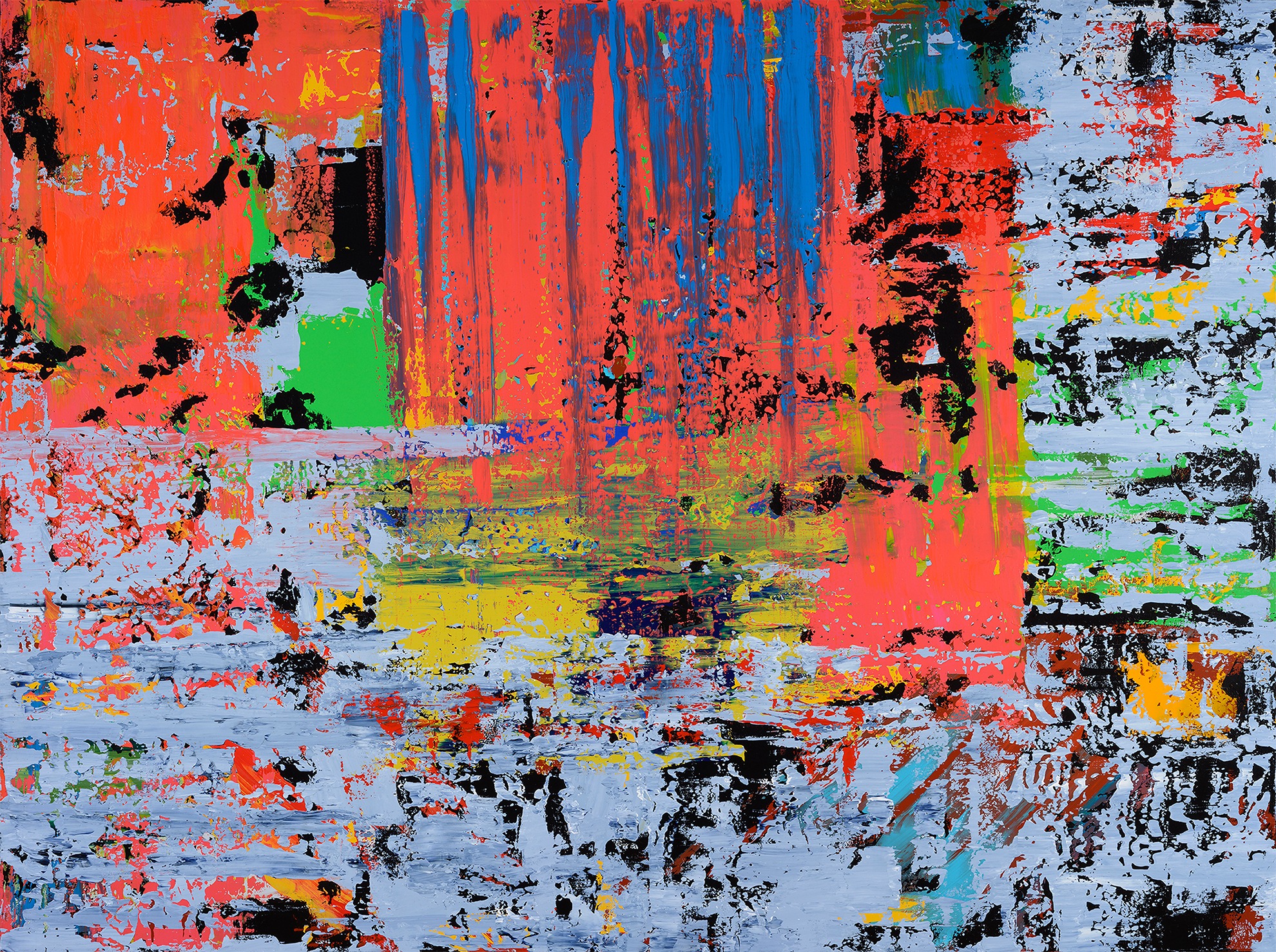 Going That Way — Mixed media on canvas by Brad Forsythe