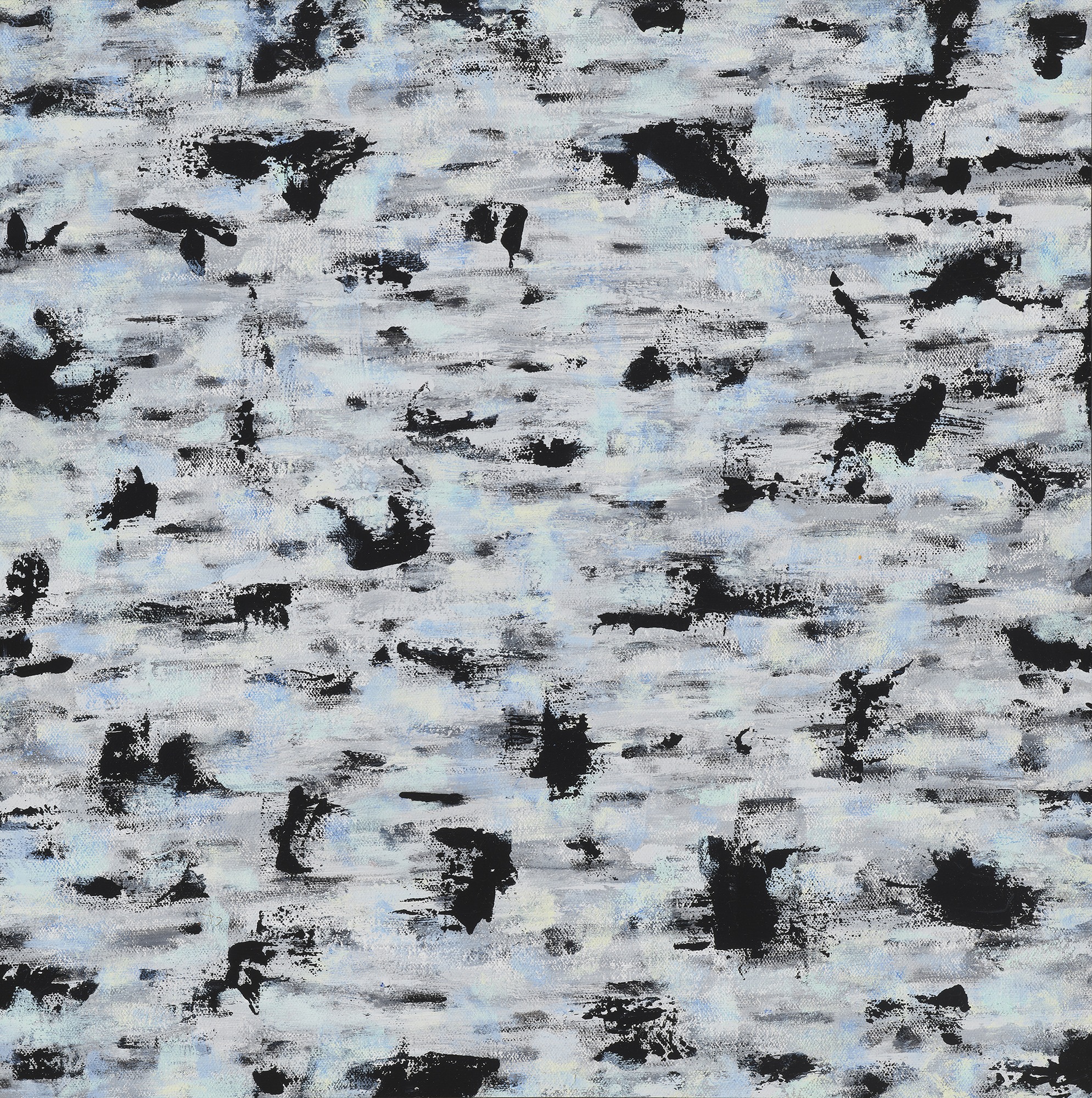 Tranquil Mist — Mixed media on canvas by Brad Forsythe