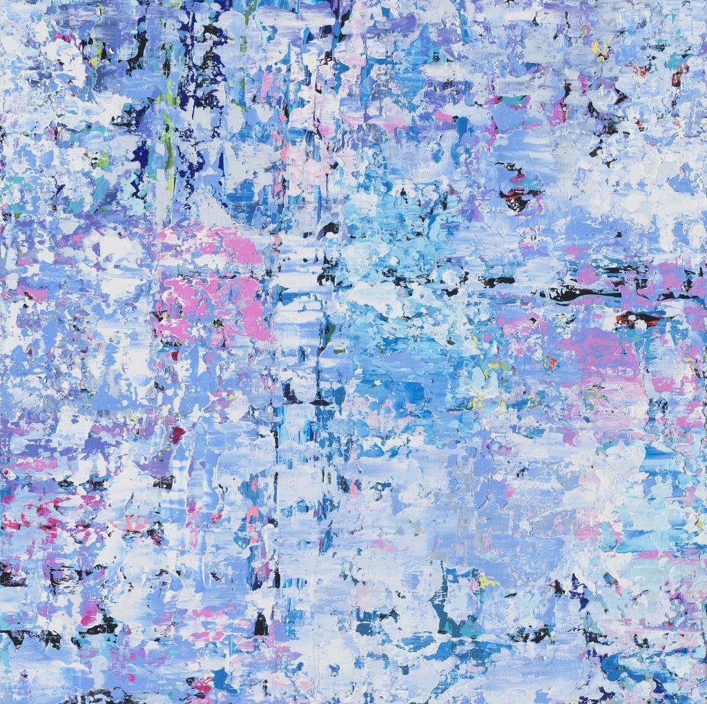 Whispers of Serenity — Mixed media on wood panel by Brad Forsythe